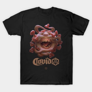 Coronavirus Beholder /txt T-Shirt